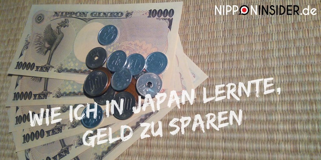 Bild: Japanische Münzen und Geldscheine auf Tatami | Text: Wie ich in Japan lernte, Geld zu sparen | Nipponinsider auf Twitter