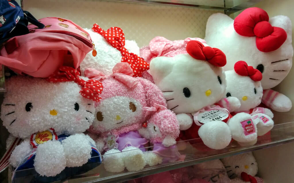 Hello Kitty Kuscheltiere in Japan