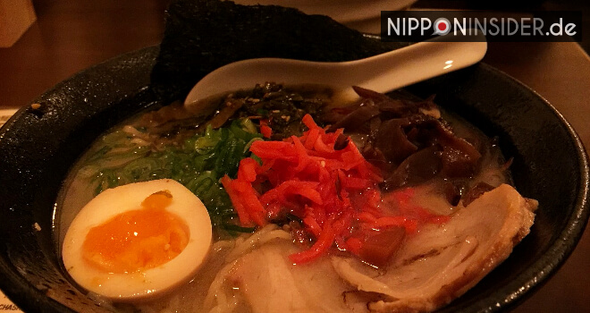 Shoga Miso Ramen. Eine Schüssel mit Nudelsuppe | Nipponinsider