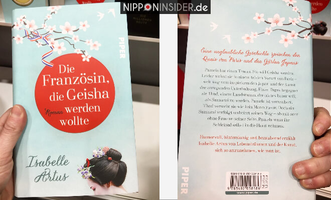 Die Französin die Geisha werden wollte. Buchtitel von vorn und von hinten. Neuerscheinungen auf der Leipziger Buchmesse 2018 | Nipponinsider